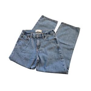 Abercrombie kids baggy denim Blue jeans regular size 9/10 Youth Pant